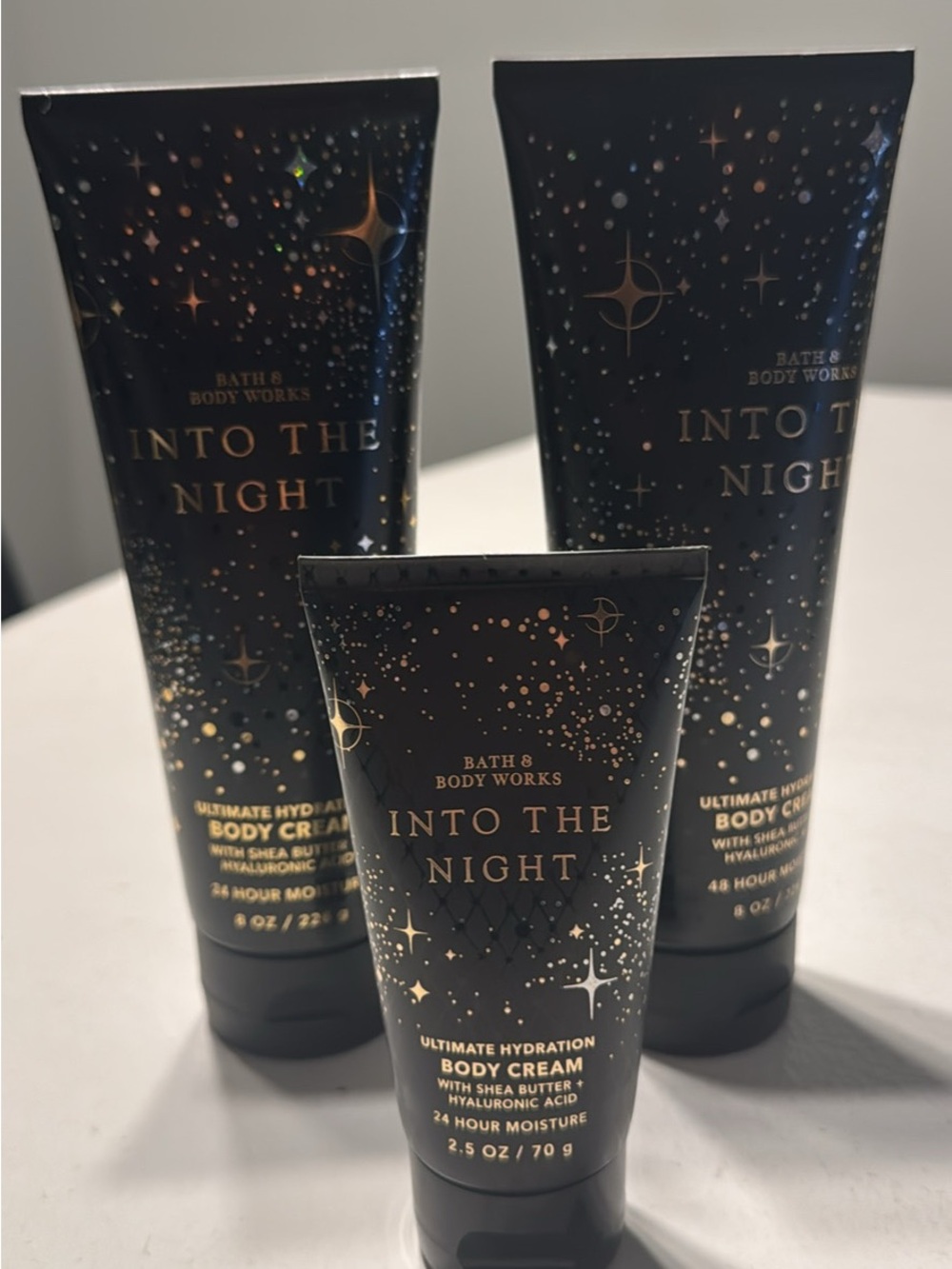 Bath & Body Works Into The Night Body Cream - Black & Gold